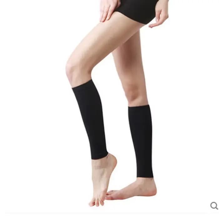 1 paire de manchons de Compression pour mollets, chaussettes de Compression pour jambes de course, a
