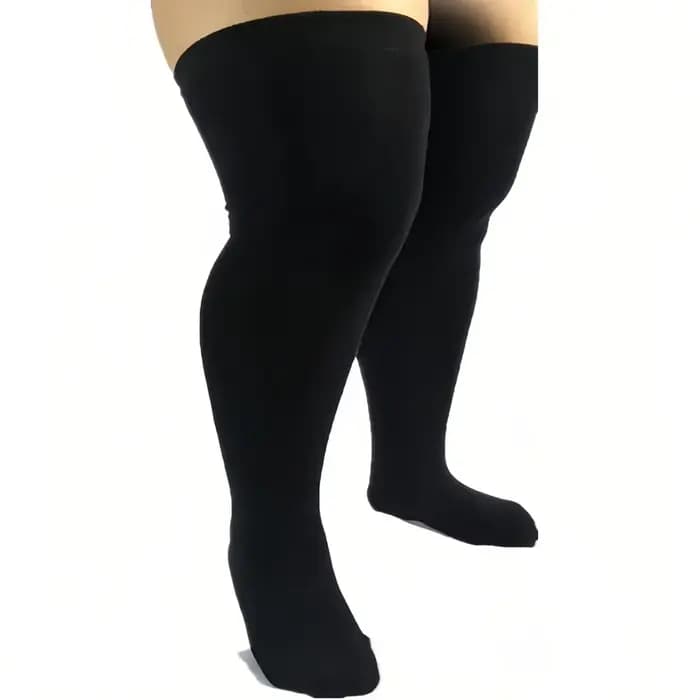 Cuisse haute chaussettes femmes grande taille bas surdimensionné dames sur le genou grand grand Long