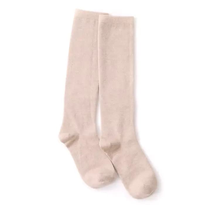 Chaussettes 100% cachemire pur pour femme, mi-mollet, chaudes, simples, polyvalentes, longues, aminc
