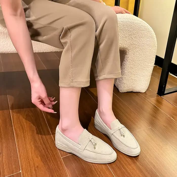 Nouveaux Mocassins en Daim Classiques de Marque LP de Haute Qualité 2026 – Chaussures Décontractées