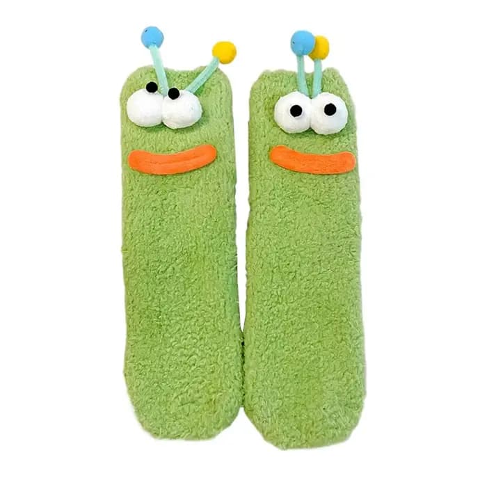 5 paires d'ornements de chaussettes de noël animés, cadeaux et décorations de joyeux noël pour la ma