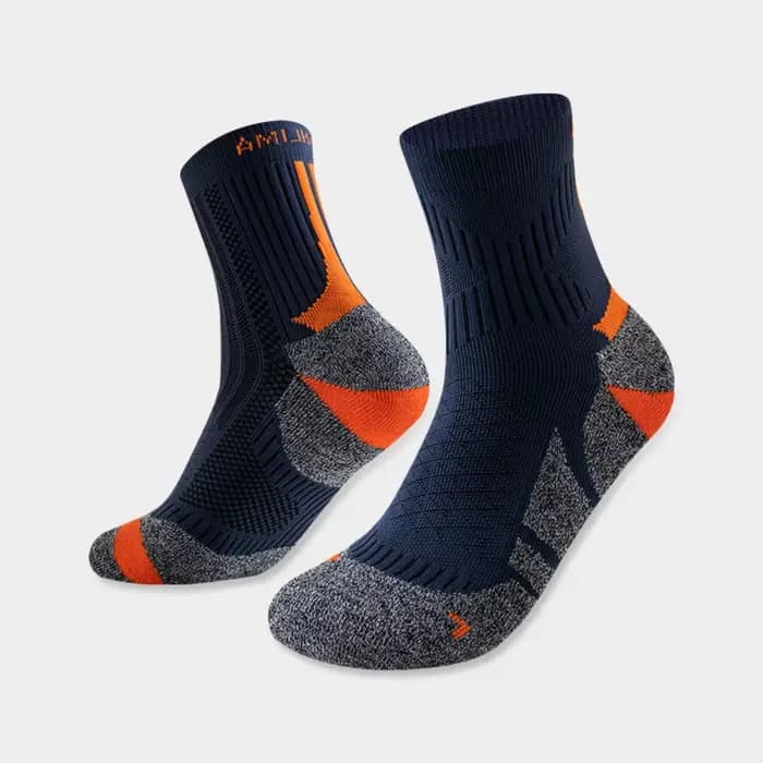 Chaussettes de course professionnelles pour Marathon, épaisses, rembourrées, antidérapantes, pour ba