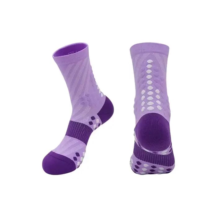 Chaussettes de compression pour la course à pied, chaussettes de sport colorées pour marathon, pour