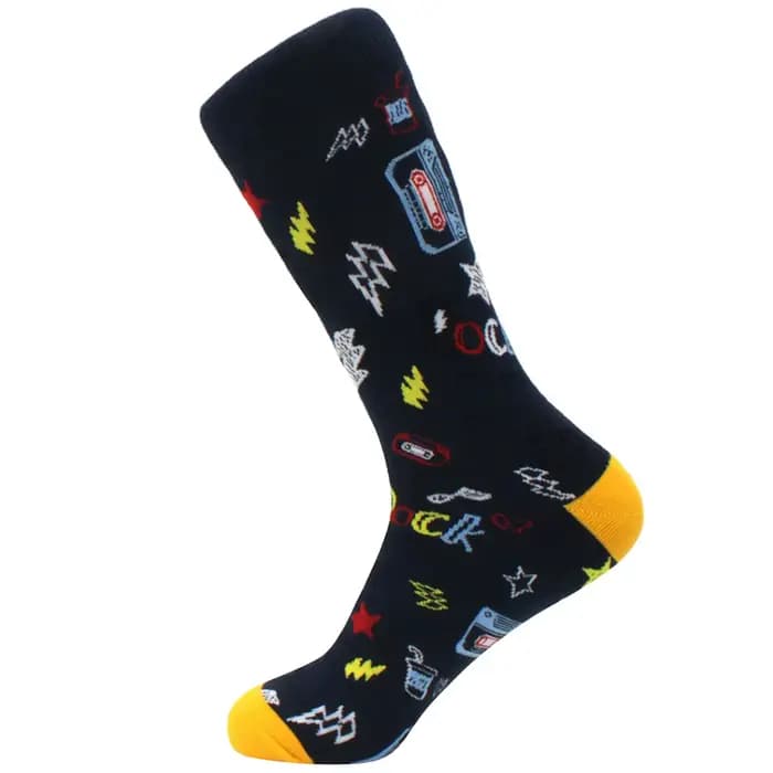 Chaussettes d'hiver colorées pour hommes et femmes, en coton peigné, douces, chaudes, amusantes et h