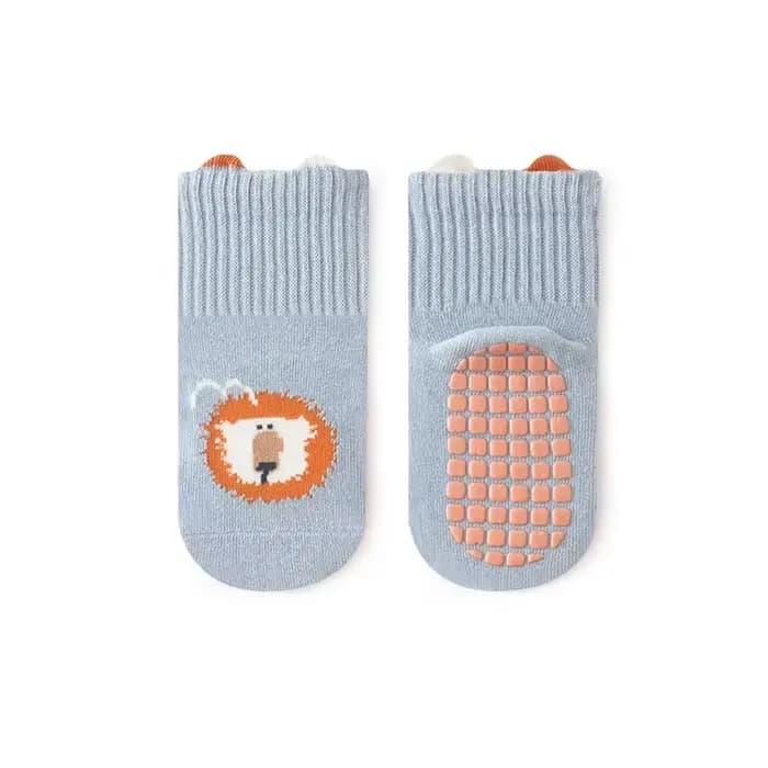 Printemps automne enfants enfants anti-dérapant longues chaussettes dessin animé doux bébé enfant en