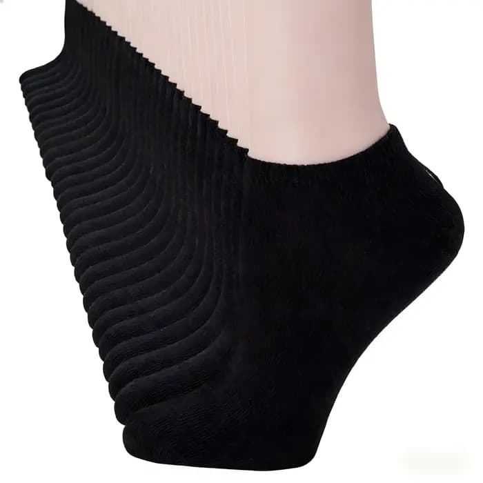 Chaussettes courtes de sport unisexes de couleur unie, polyvalentes pour toutes les saisons, chausse