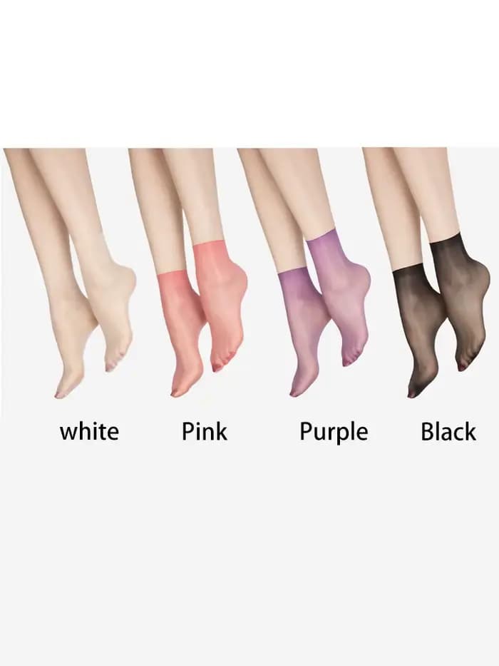 Belamimi – bas sexy transparents, en soie brillante, fins, élastiques, en nylon, pour femmes, couleu