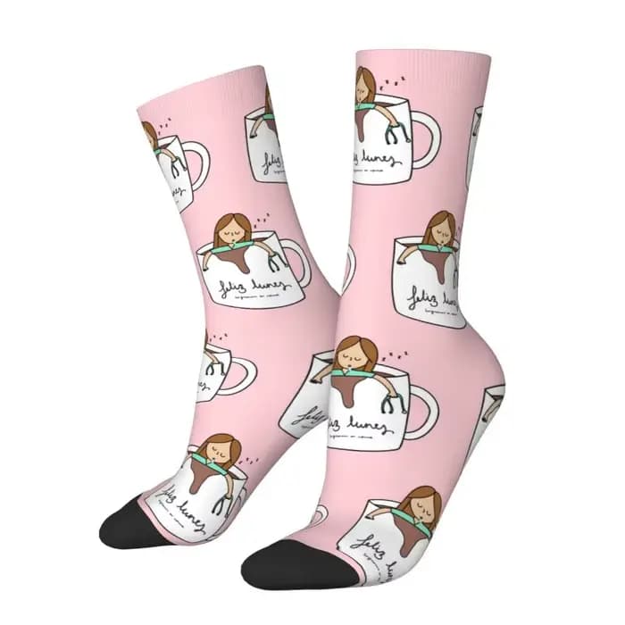 Mignon Enfermera En Apuros médecin infirmière chaussettes médicales hommes femmes chaud 3D imprimé F