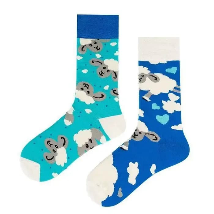 Chaussettes de Noël originales AB, mode européenne et américaine pour hommes et femmes - Chaussettes