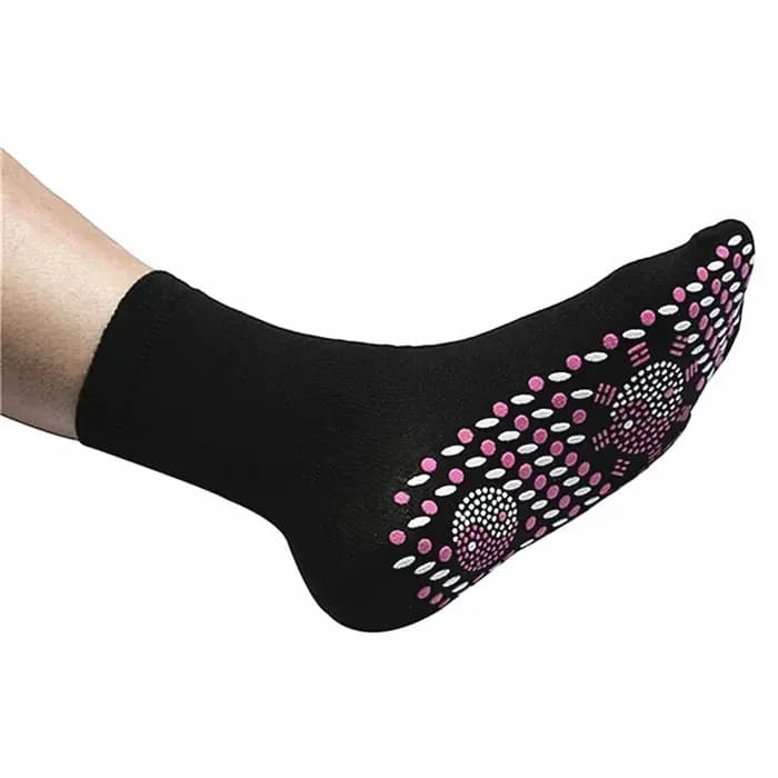 Chaussettes à pression magnétique auto-chauffantes pour femme et homme,pour thérapie de magnétisme e
