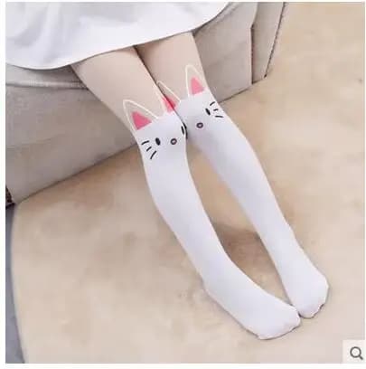 Collants en coton à motif de chat pour bébé fille, bas mignons, nouvelle collection