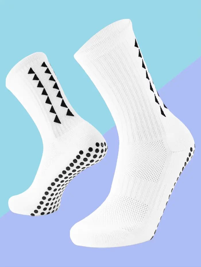 Chaussettes antidérapantes pour hommes et femmes, Football, basket-ball, Baseball, Rugby, cyclisme,
