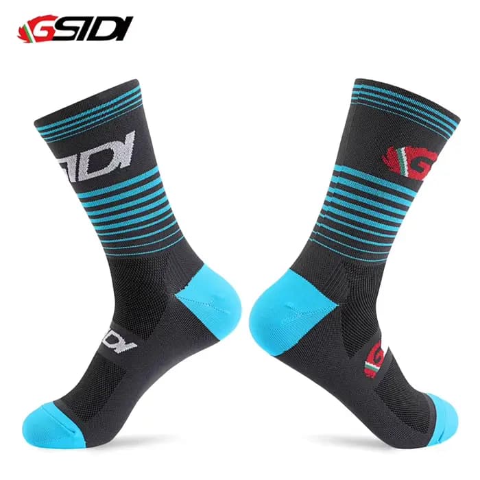 GSIDI chaussettes de cyclisme professionnelles chaussettes de Sport chaussettes de vélo de route res