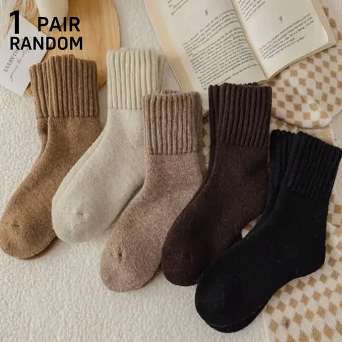 Chaussettes d'hiver pour femmes | Terry épais et doublé polaire | Chaussettes de neige chaudes a