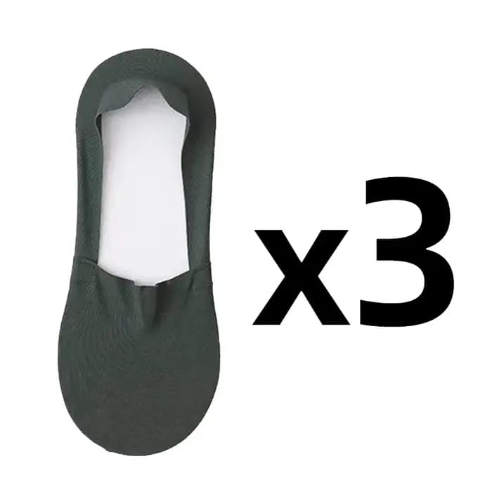 3 paires/lot chaussettes pour hommes invisibles basse haute qualité correspondant chaussettes décont