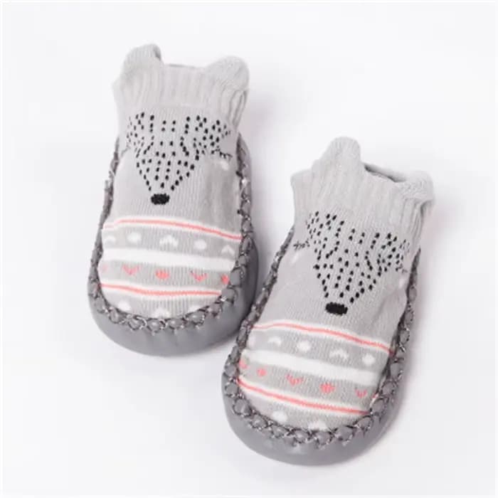 Chaussettes avec l'offre elles en caoutchouc pour bébé, chaussures coordonnantes et souples pour nou