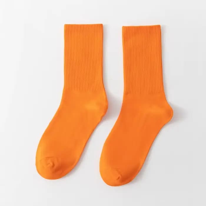 1 paire de chaussettes d'été en coton pour femmes et hommes, chaussettes courtes respirantes et conf