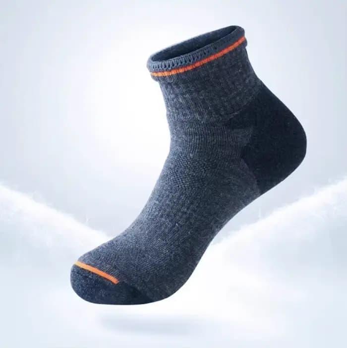 Chaussette polaire en laine mérinos pour hommes, chaussettes thermiques chaudes d'athlétisme d'hiver