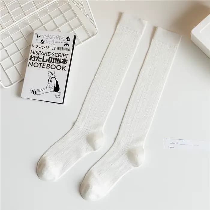 Chaussettes longues pour femme 2025 – Nouveauté estivale décontractée, respirante, en maille fine, s