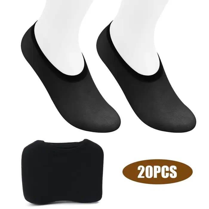 ICE INJSocks-Chaussettes fines d'été pour femmes, pantoufles à talons hauts non alds, bonneterie tra