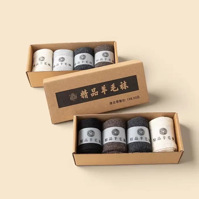 4 paires de chaussettes 100% laine pour femmes, automne et hiver, nouveau déodorant, absorbant la su