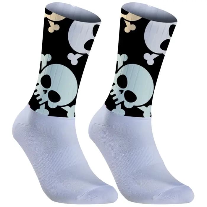 Chaussettes aérodynamiques respirantes pour hommes et femmes, antidérapantes, en Silicone, pour vélo