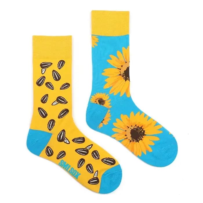 Chaussettes en coton colorées AB Tide pour hommes et femmes, chaussettes originales, fleurs, fruits,