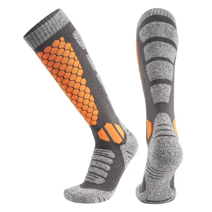 Chaussettes thermiques d'extérieur en laine mérinos, Tube Long, chaussettes thermiques de sport, Ski