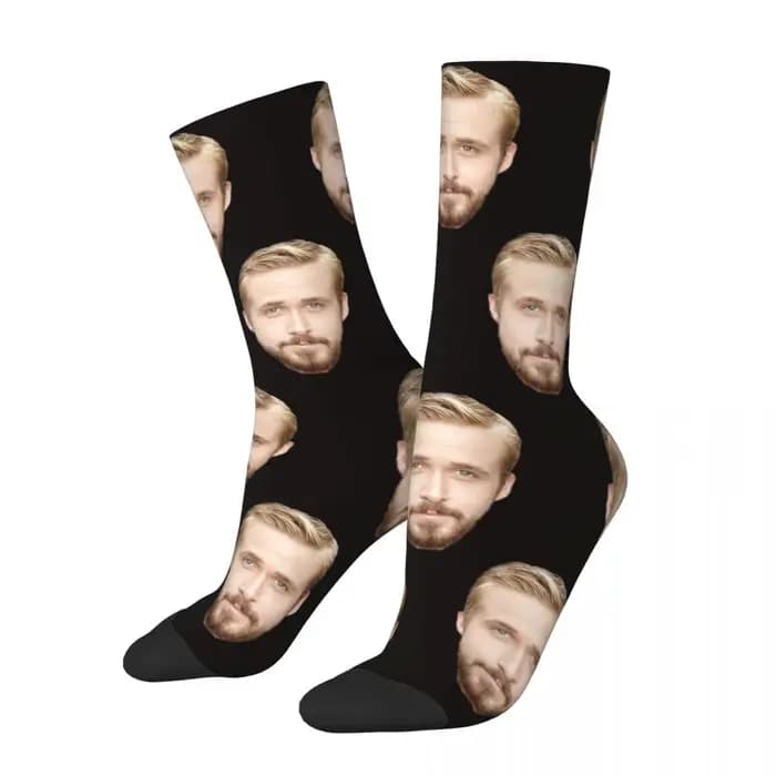 Ryan Gosling hommes femmes chaussettes mouvement beau printemps, été, automne et hiver cadeaux d'hab
