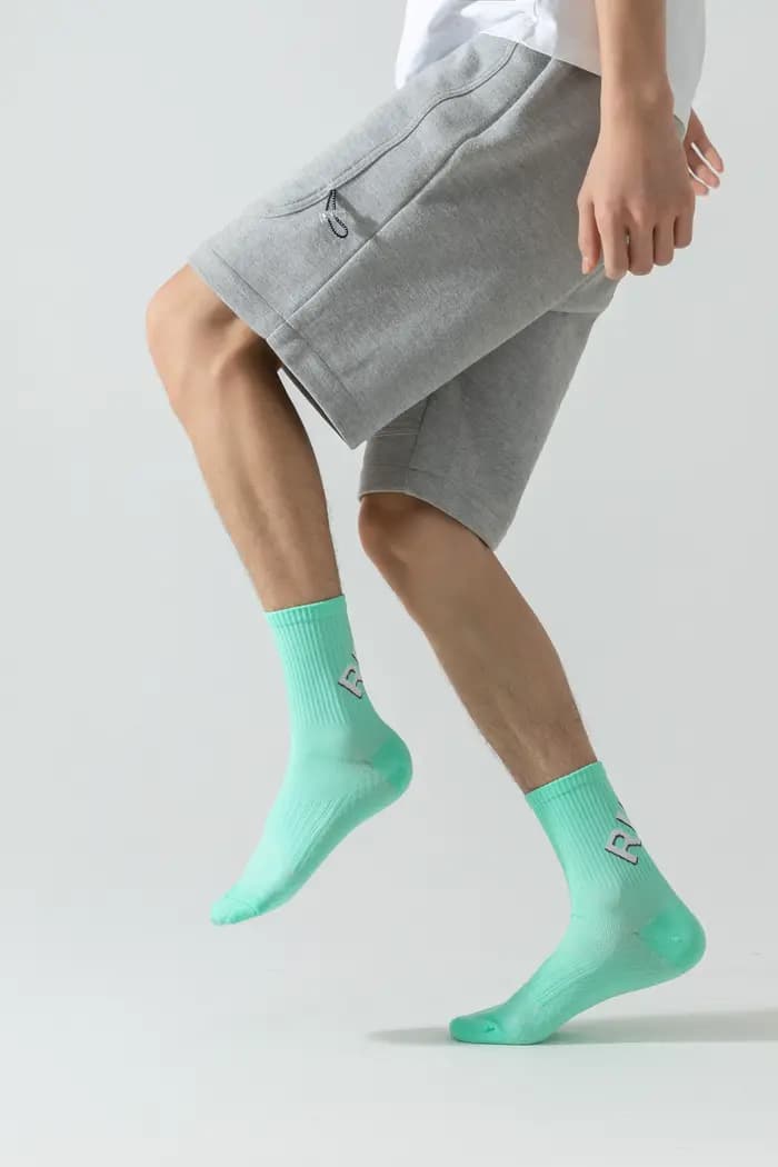 Nouveau Sports de plein air Marathon toutes saisons course équipage chaussettes hommes/femmes coloré