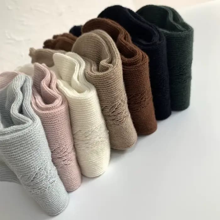 1 paire 100% coton enfants chaussettes hautes bébé filles garçons printemps automne coton maille res