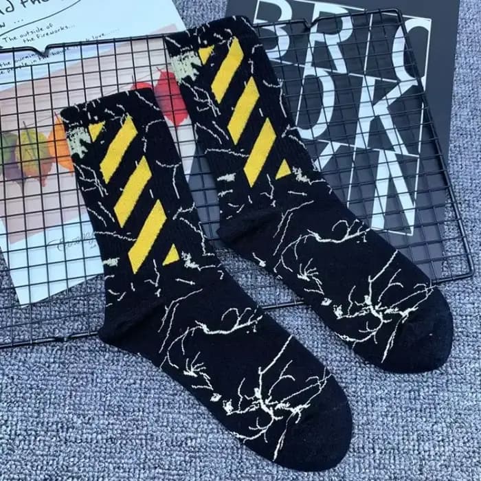 Chaussettes pour hommes printemps été respirant états-unis rue skateboard Hip Hop mode chaussettes c