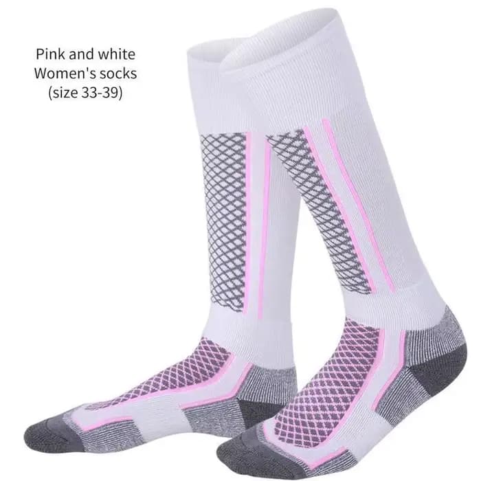 Chaussettes de ski épaisses pour femmes, hommes et enfants, bas de randonnée, anti-froid, sports de