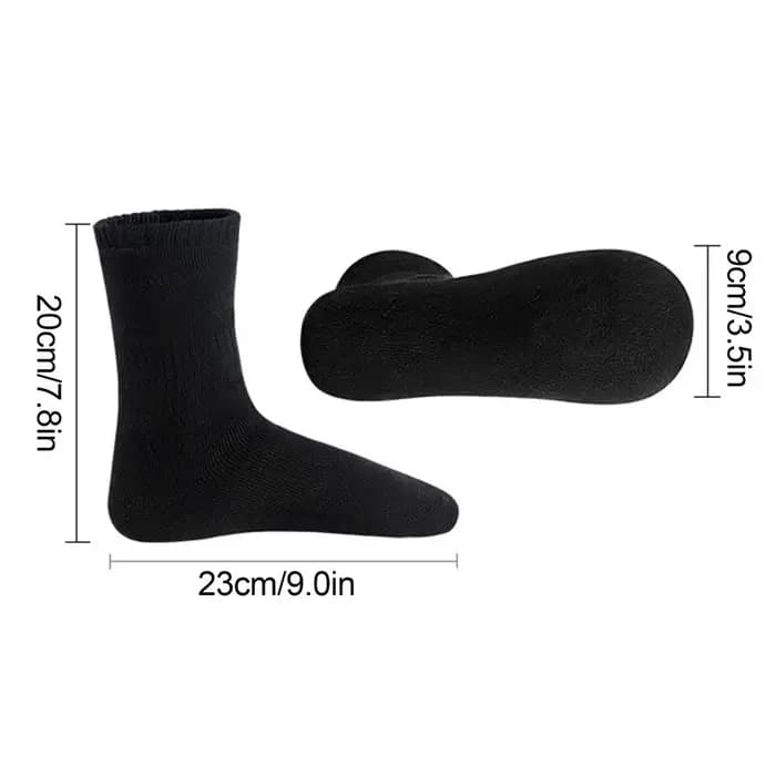 Chaussettes chauffantes rechargeables par USB, chaussettes chauffantes électriques à température con