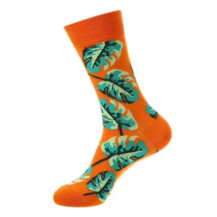 Chaussettes en coton pour femmes rétro abstrait peinture à l'huile Art chaussettes tournesol moderne