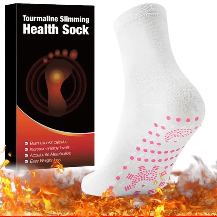 Chaussettes chauffantes en tourmaline à auto-chauffage et magnétiques pour femmes, pour la thérapie