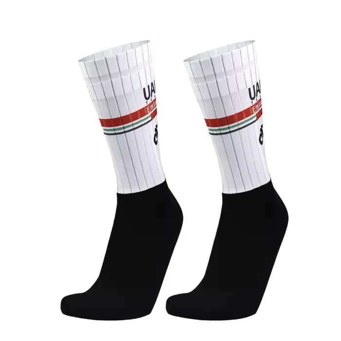 Team Pro Aero Bike 2024 chaussettes sans couture anti-dérapant route chaussettes de course en plein