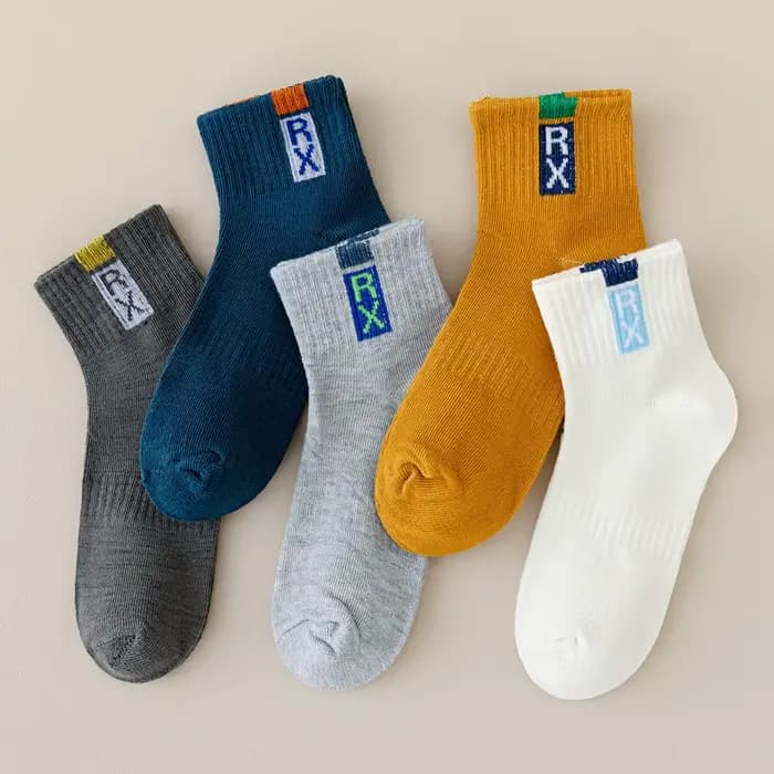 5/10 paires de chaussettes pour enfants, chaussettes de printemps, d'automne et d'hiver pour garçons