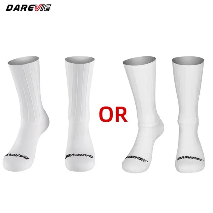 DAREVIE AERO cyclisme homme chaussettes Pro aérodynamique chaussettes élastique anti-dérapant hommes