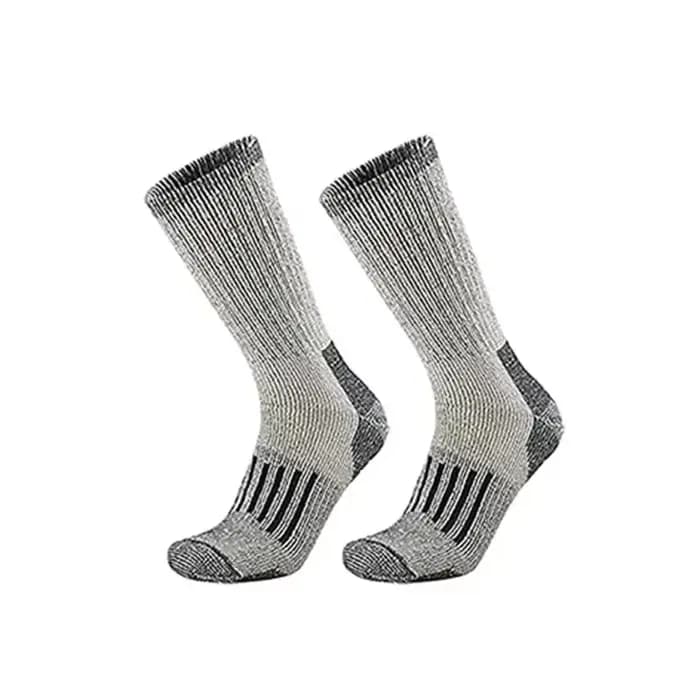 1 paire 80% laine chaussettes épaissir chaud randonnée coussin équipage chaussettes pour hommes femm
