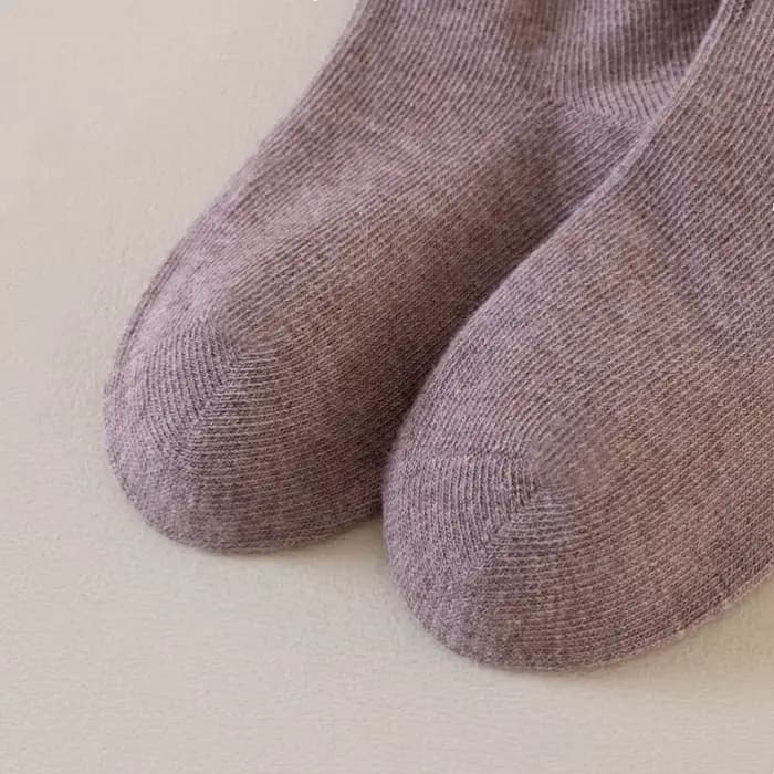 Chaussettes longues pour filles, printemps automne, nouvelles chaussettes en coton pour enfants, cha