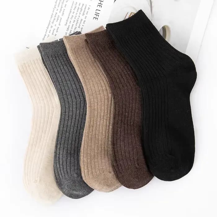 Chaussettes en pur cachemire pour hommes et femmes, haute qualité, automne, hiver, chaud, épais, 107