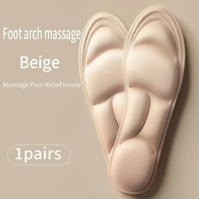 Semelles de sport en mousse à mémoire de forme 5D pour hommes et femmes, dépistolet ant, coussin res