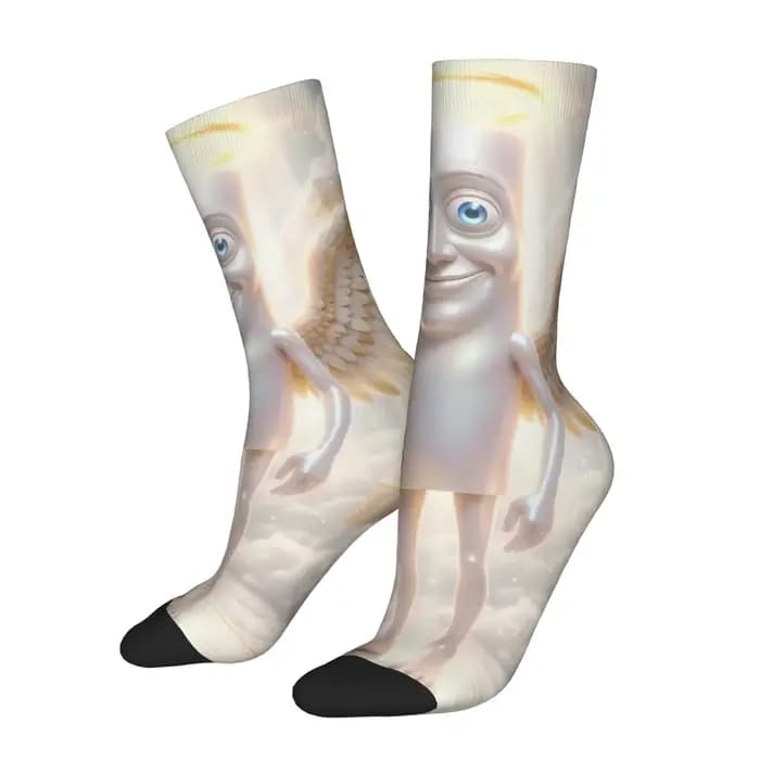 Chaussettes amusantes Tung Tung Tung Sahur 19, chaussettes pour hommes à motif imprimé de qualité vi