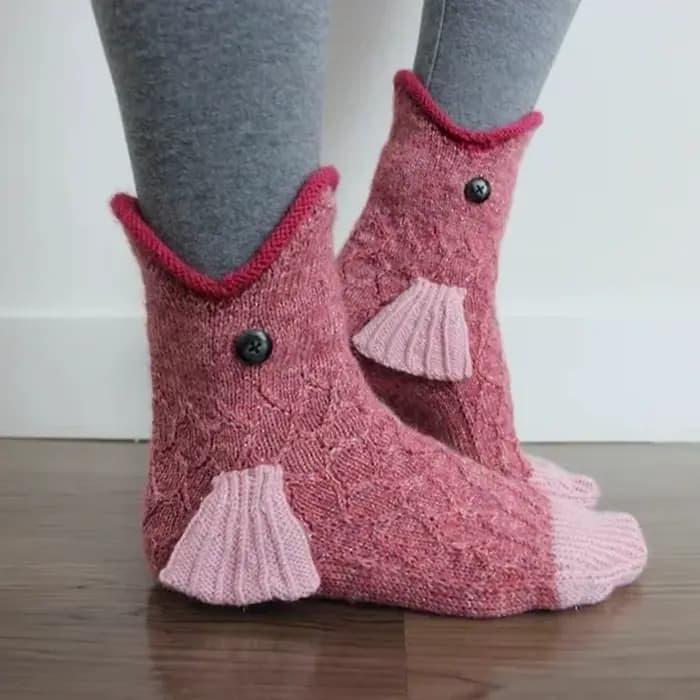 Crocodile doux au crochet animaux chaussettes élastiques respirant tricoté chaussettes mignon nouvea