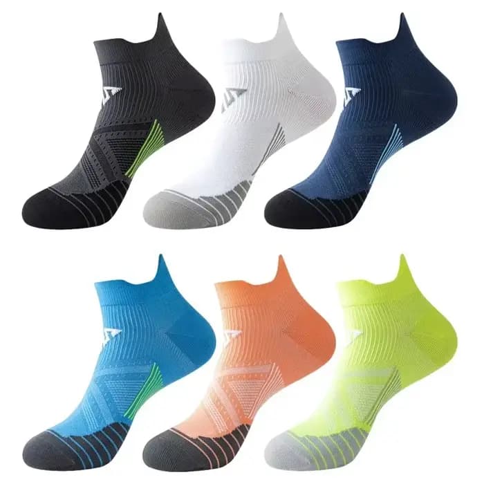 2 paires/lot de chaussettes de sport anti-transpiration pour hommes et femmes