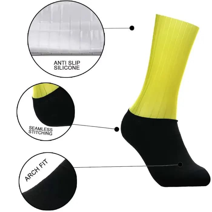 Chaussettes de sport coordonnantes sans couture Aero Bike Team
