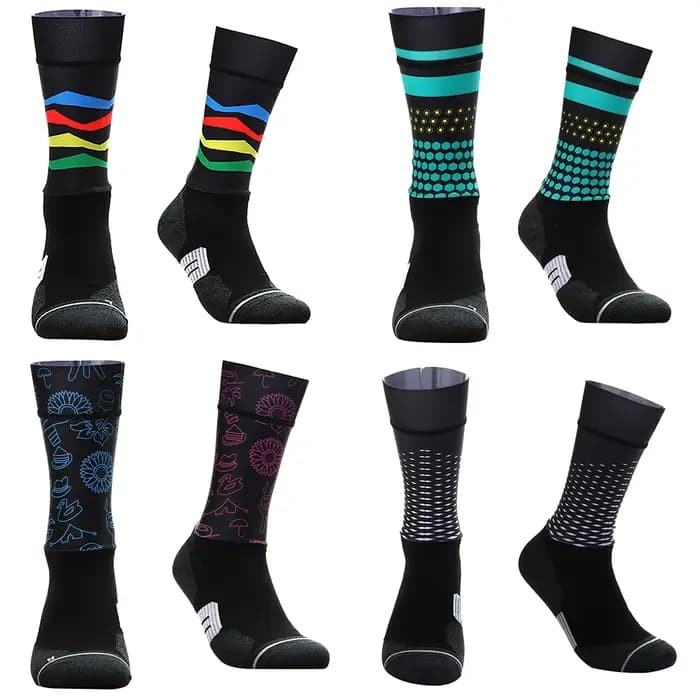 Chaussettes de compression coordonnantes pour homme et femme
