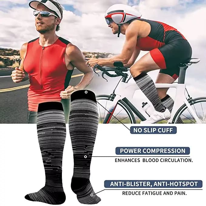 Chaussettes de compression non ald pour hommes et femmes