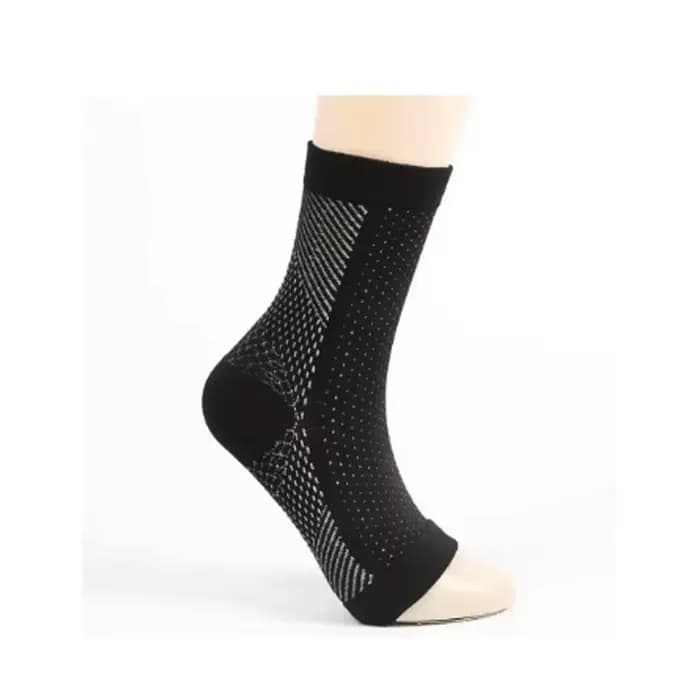 1 paire de chaussettes de Compression unisexes, attelle de soutien de la cheville, conception apaisante pour hommes et femmes, bas de Compression de jambes confortables